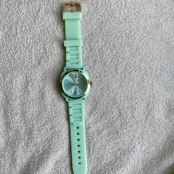 Anthropologie Teal and Gold Watch - Picture 2 of 4